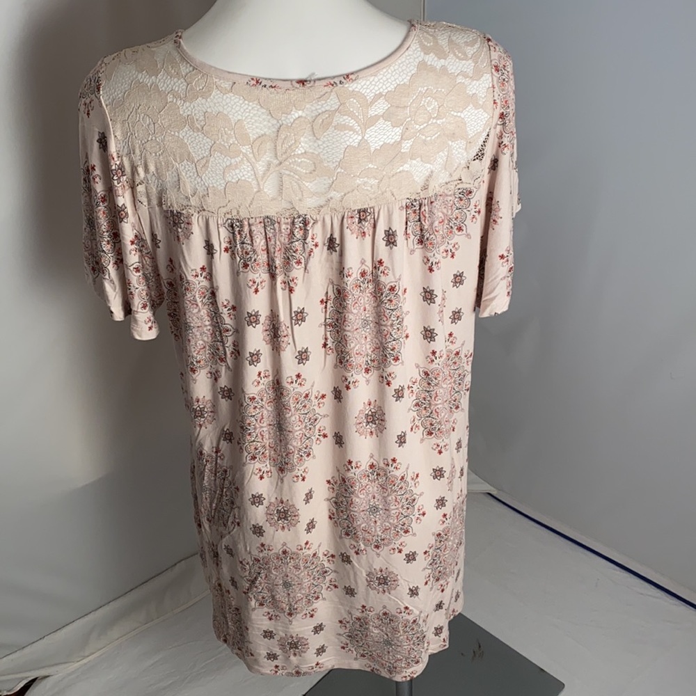 Torrid Multicolor Soft Boho Flutter Sleeve Top - image 4